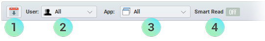 Filter records in the report viewer