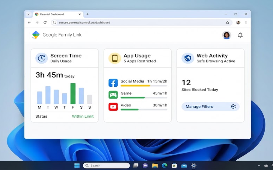 Google Family Link interface