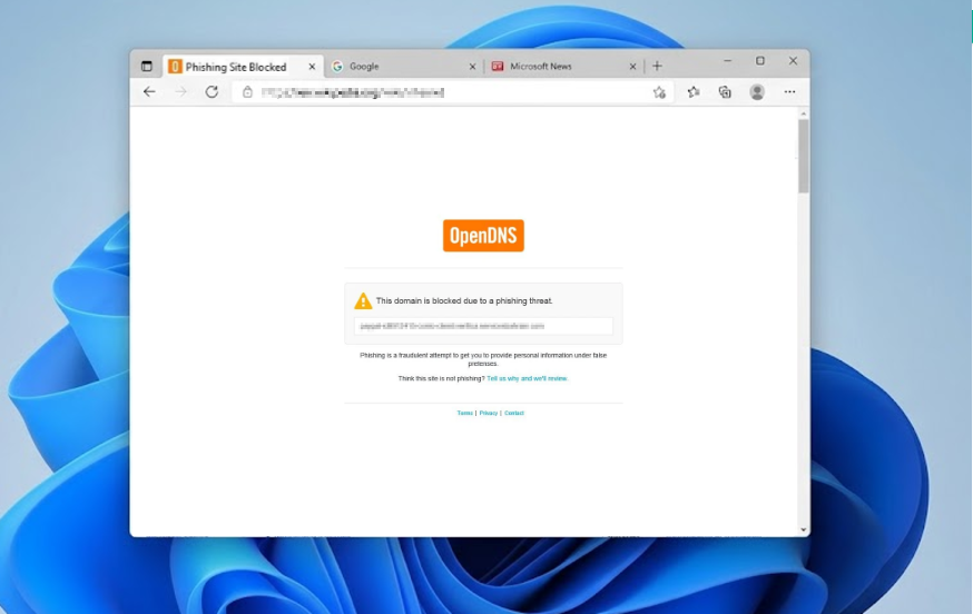 OpenDNS FamilyShield configuration