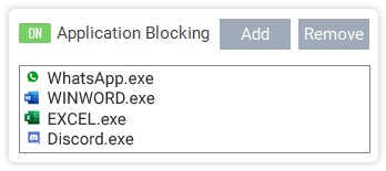 Application Blocking