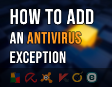 How to add an Antivirus Exception